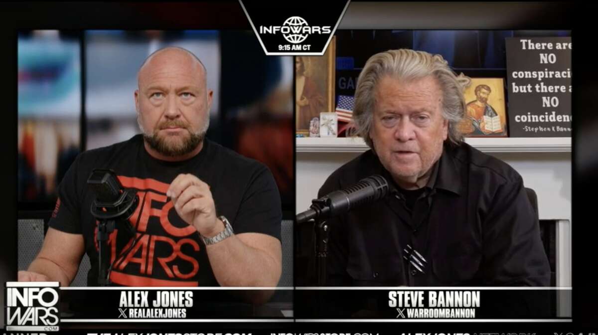 Steve Bannon calls The Onion ‘deep state gestapo’ on final Infowars