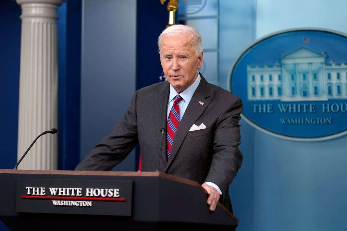 Biden makes first appearance in White House briefing room as president