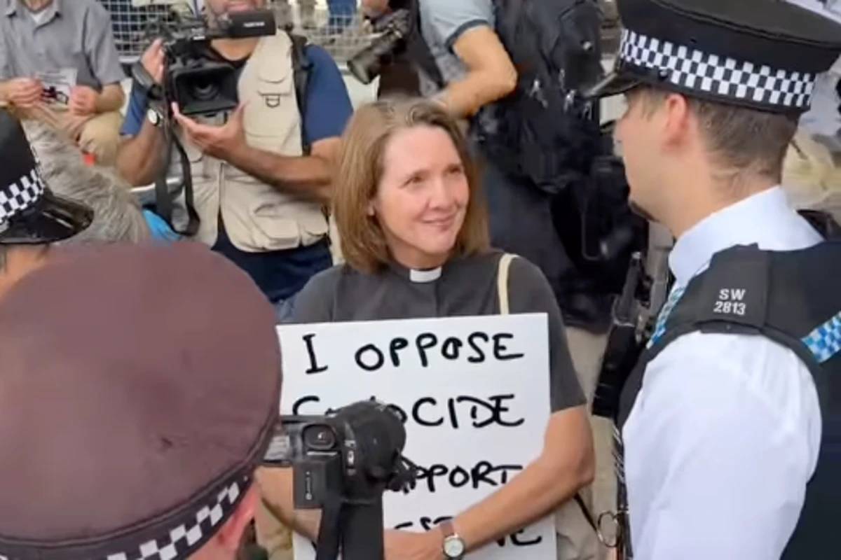 The east London minister risking prison to support Palestine Action