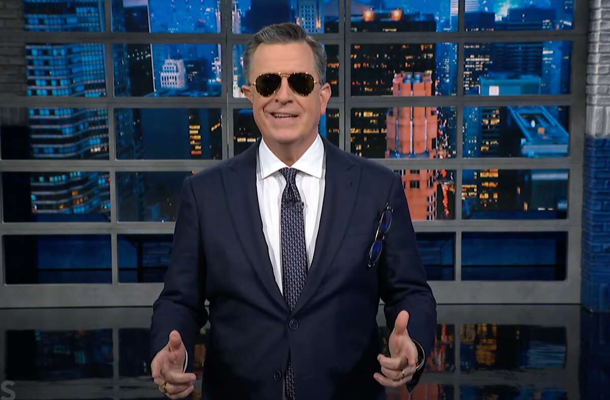 Colbert channels inner Biden as he mocks Trump’s dancing town hall