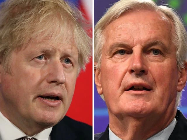 Barnier tells Boris Johnson to ‘respect his signature’ on Brexit deal