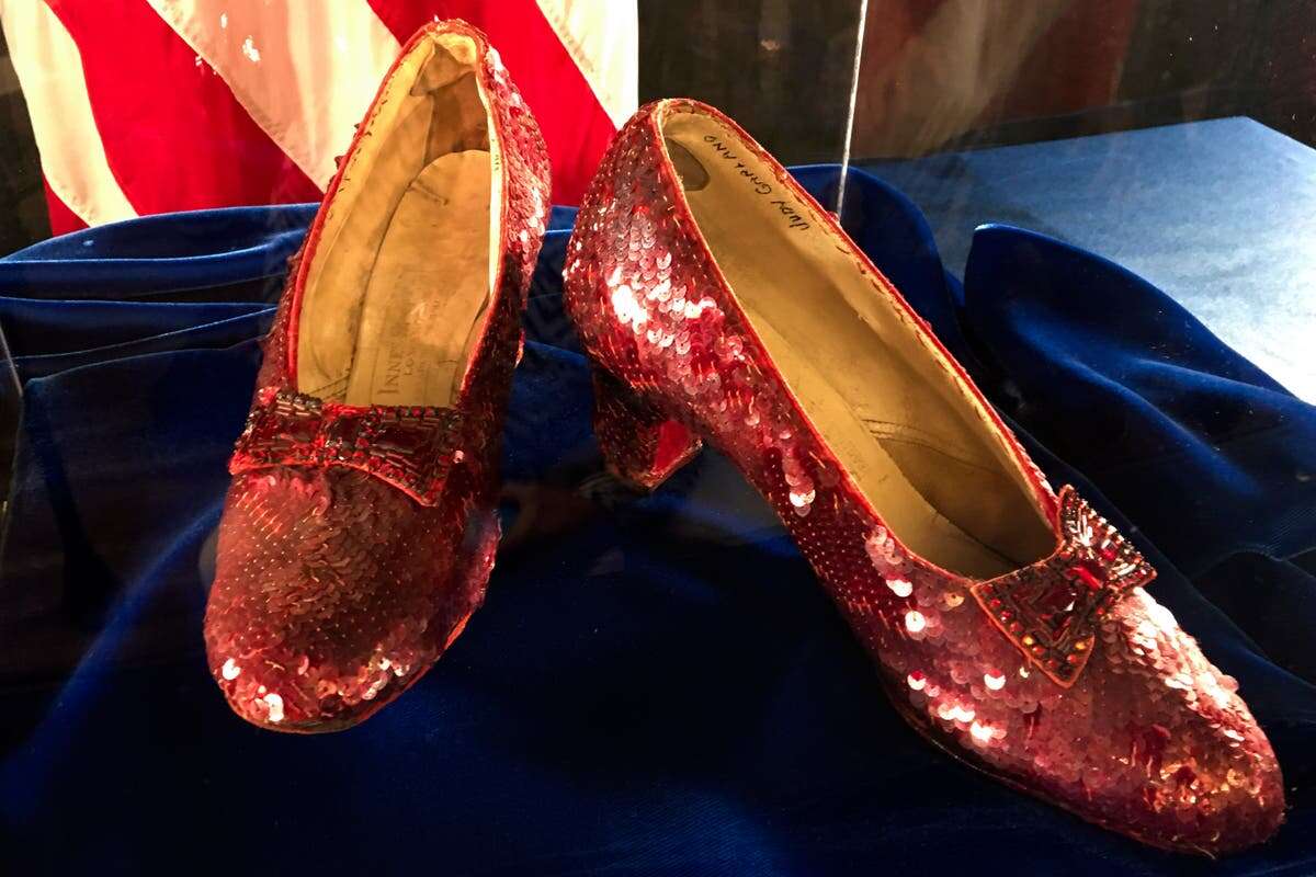 Judy Garland’s ruby slippers from Wizard of Oz up for auction