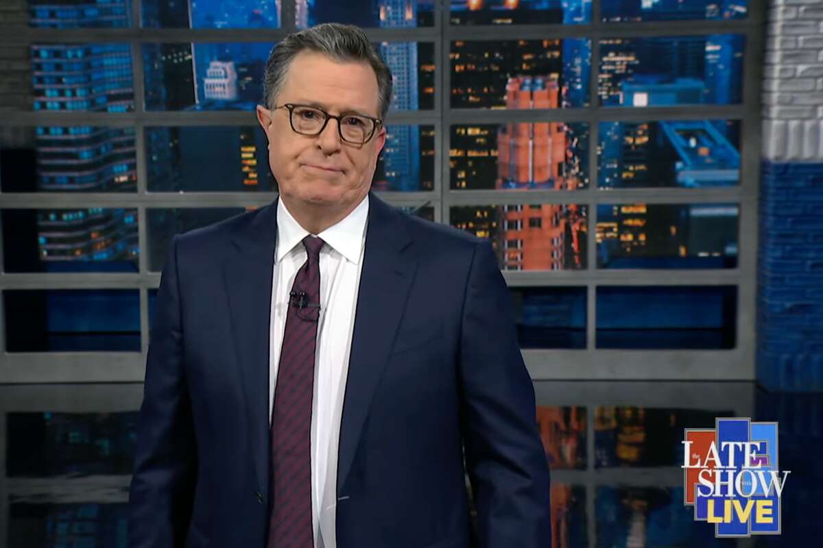 Stephen Colbert’s brutal three-word message to Dems at Trump speech