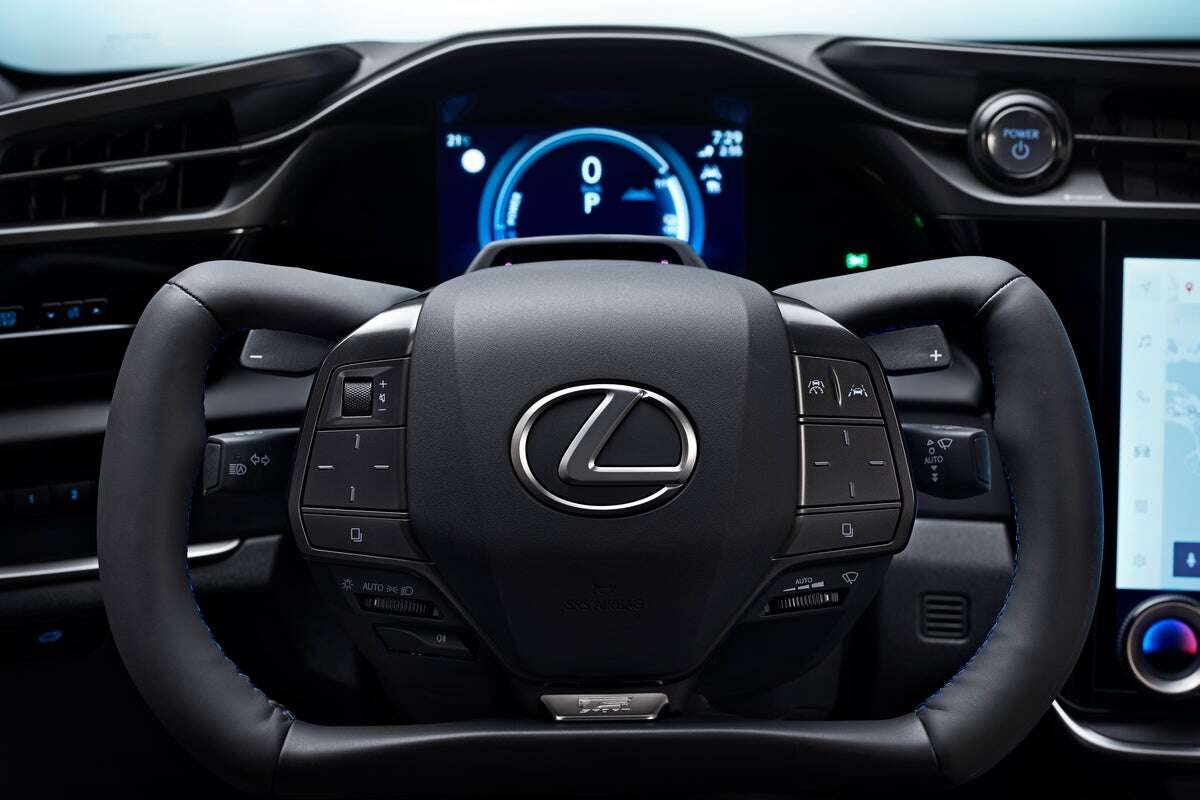 Lexus reinvents the steering wheel with updated all-electric RZ SUV