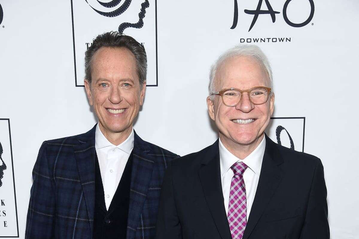 Richard E Grant reveals how Steve Martin helped him during breakdown