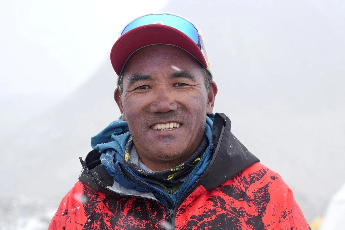 Sherpa breaks his own world record by summiting Everest for 32nd time