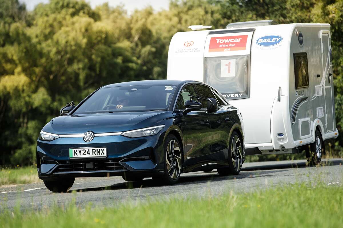 Best electric cars for towing revealed by Caravan Club