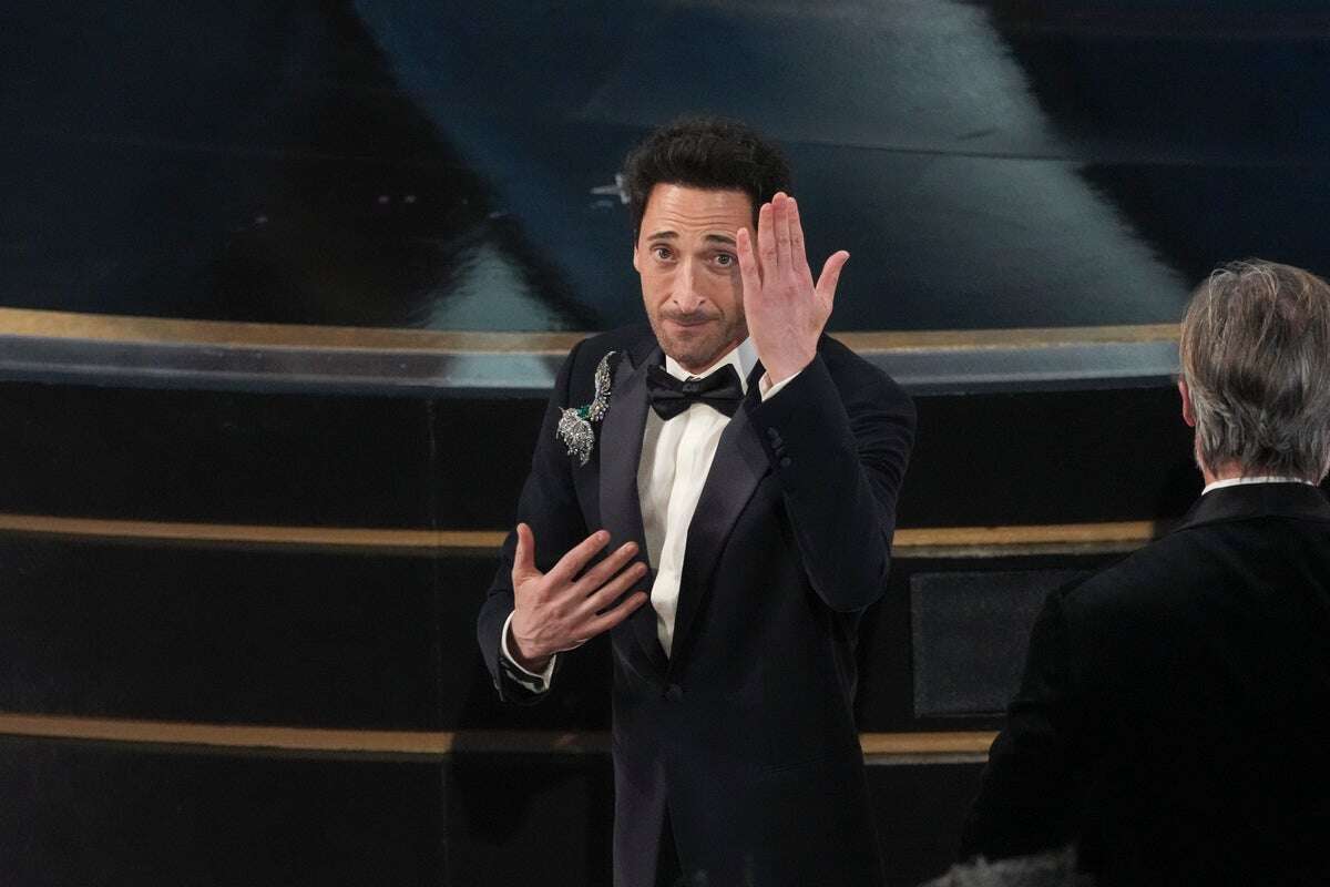 Adrien Brody criticised for ‘self-indulgent’ Oscars speech