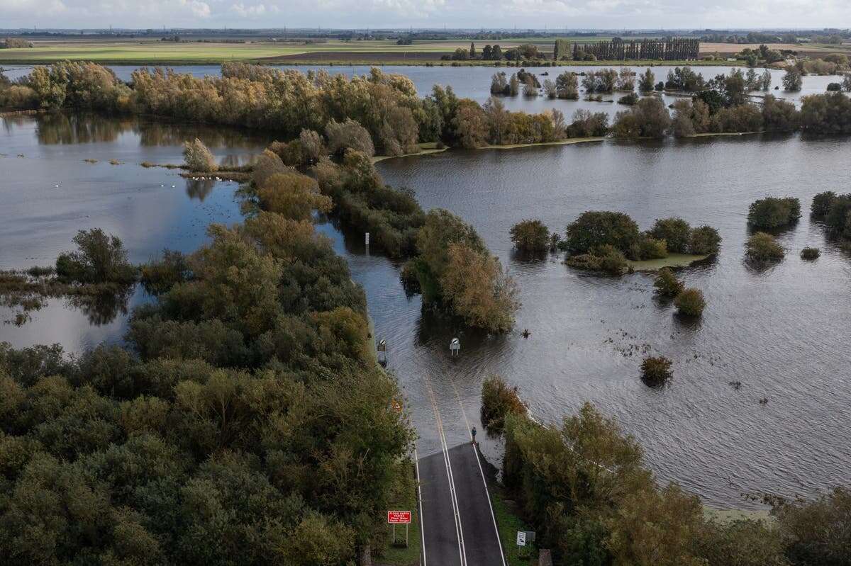 Motorway flooded as ‘severe’ storms continue across England