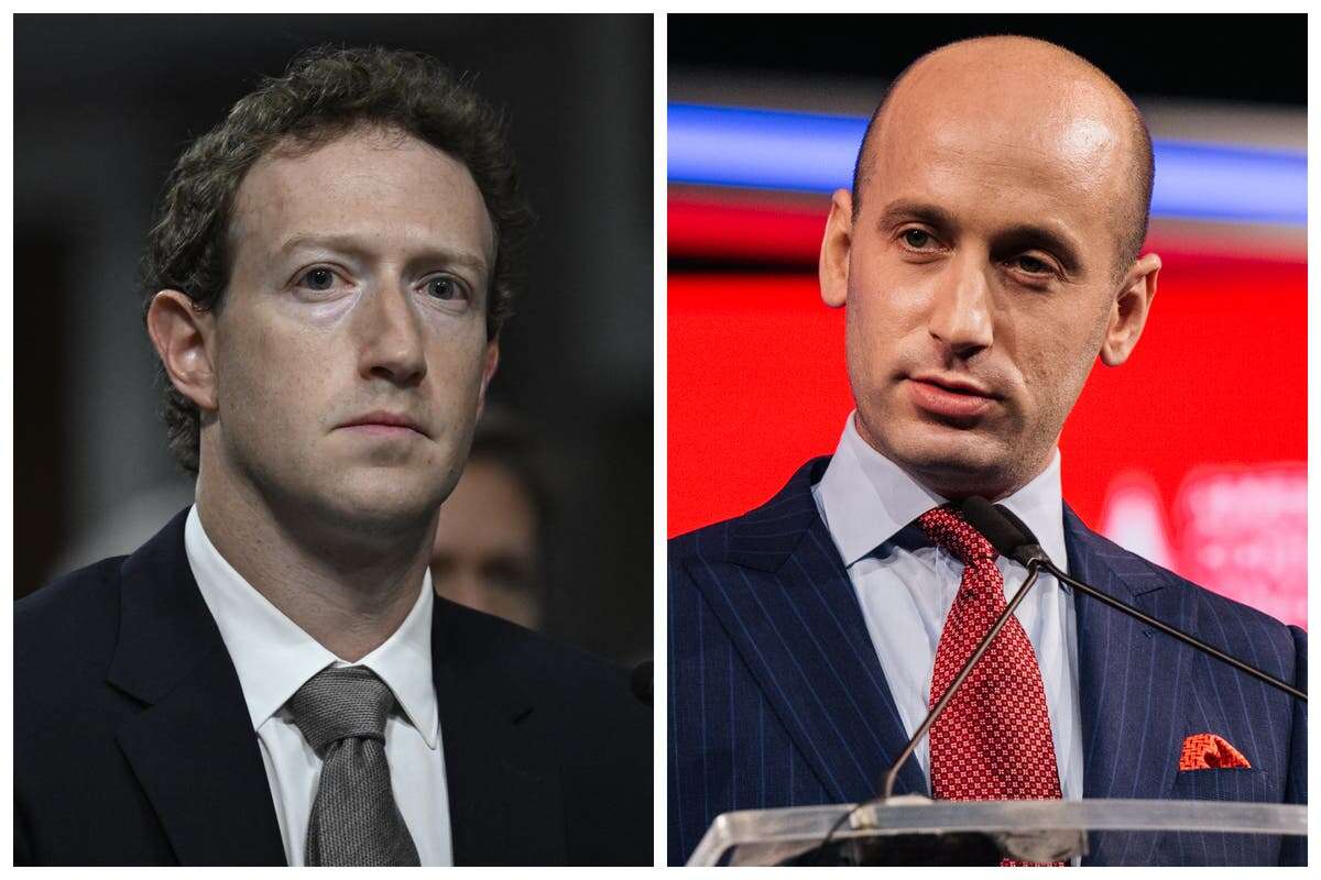 Zuckerberg told Stephen Miller he would not ‘obstruct’ Trump’s agenda