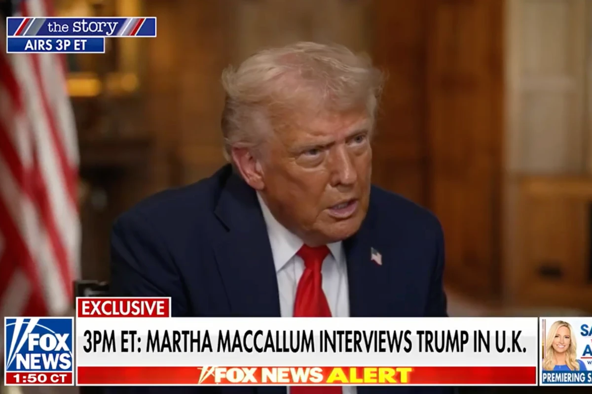 Trump gives rambling answer when pressed about attacks on free speech