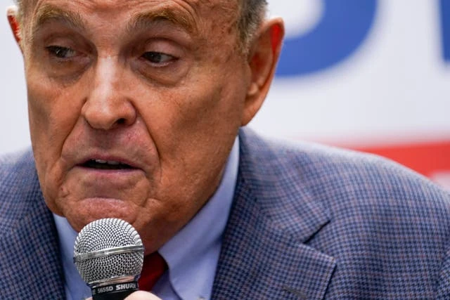 Rudy Giuliani rants about losing New York law licence