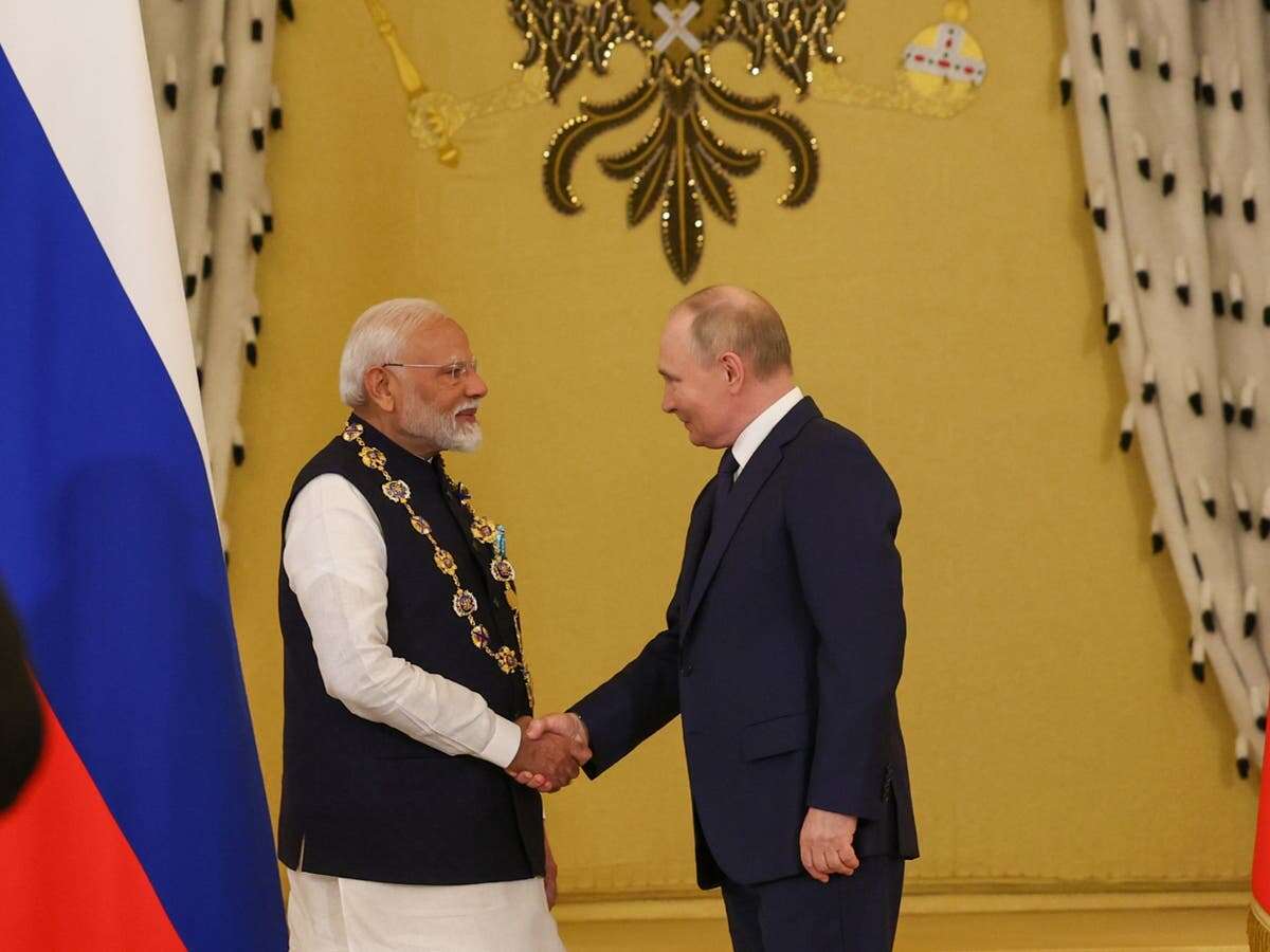 Modi receives Russia’s highest civilian award