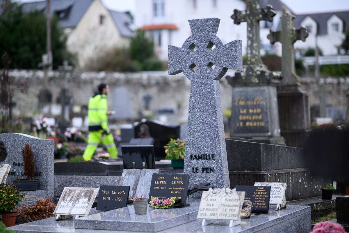 Vandals damage grave of French far-Right politician Jean-Marie Le Pen