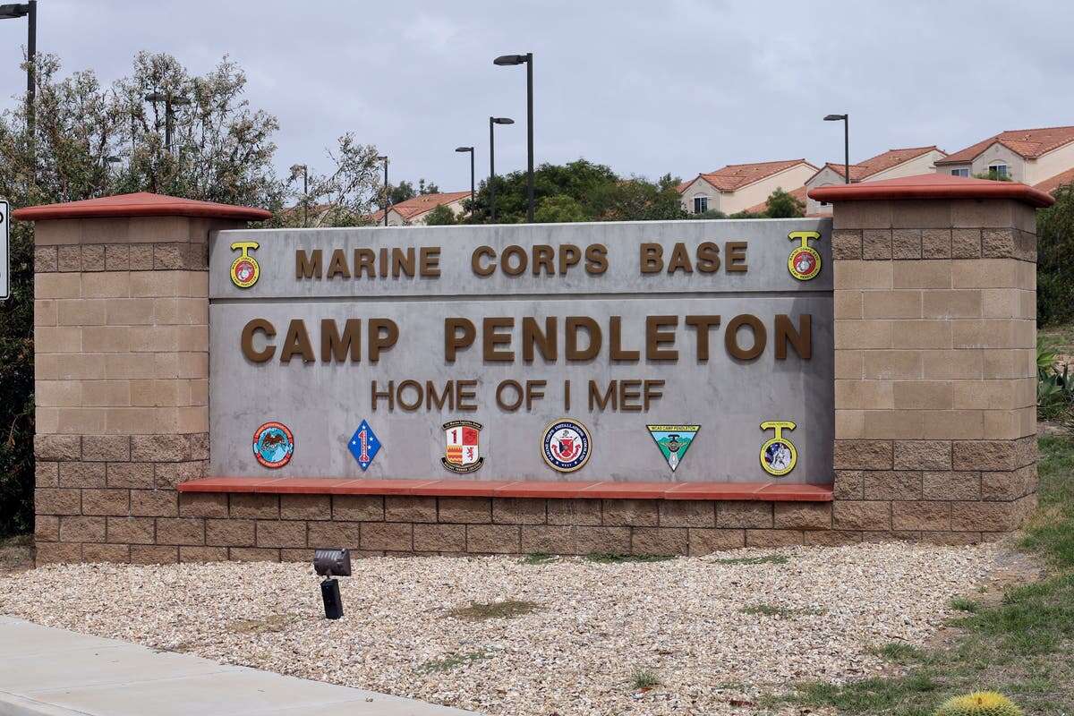 Marine killed and 14 injured during training exercise in California