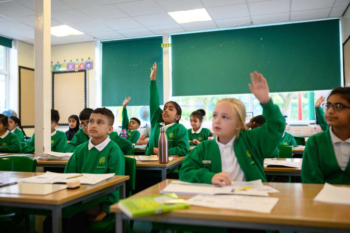 Boys in England outperforming girls in maths and science