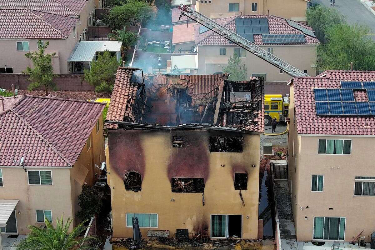 Mom and child jumped from a window to escape a Las Vegas fire