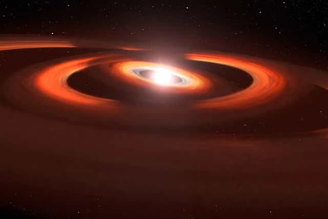 Astronomers ‘find evidence of two planets under construction in distant star’