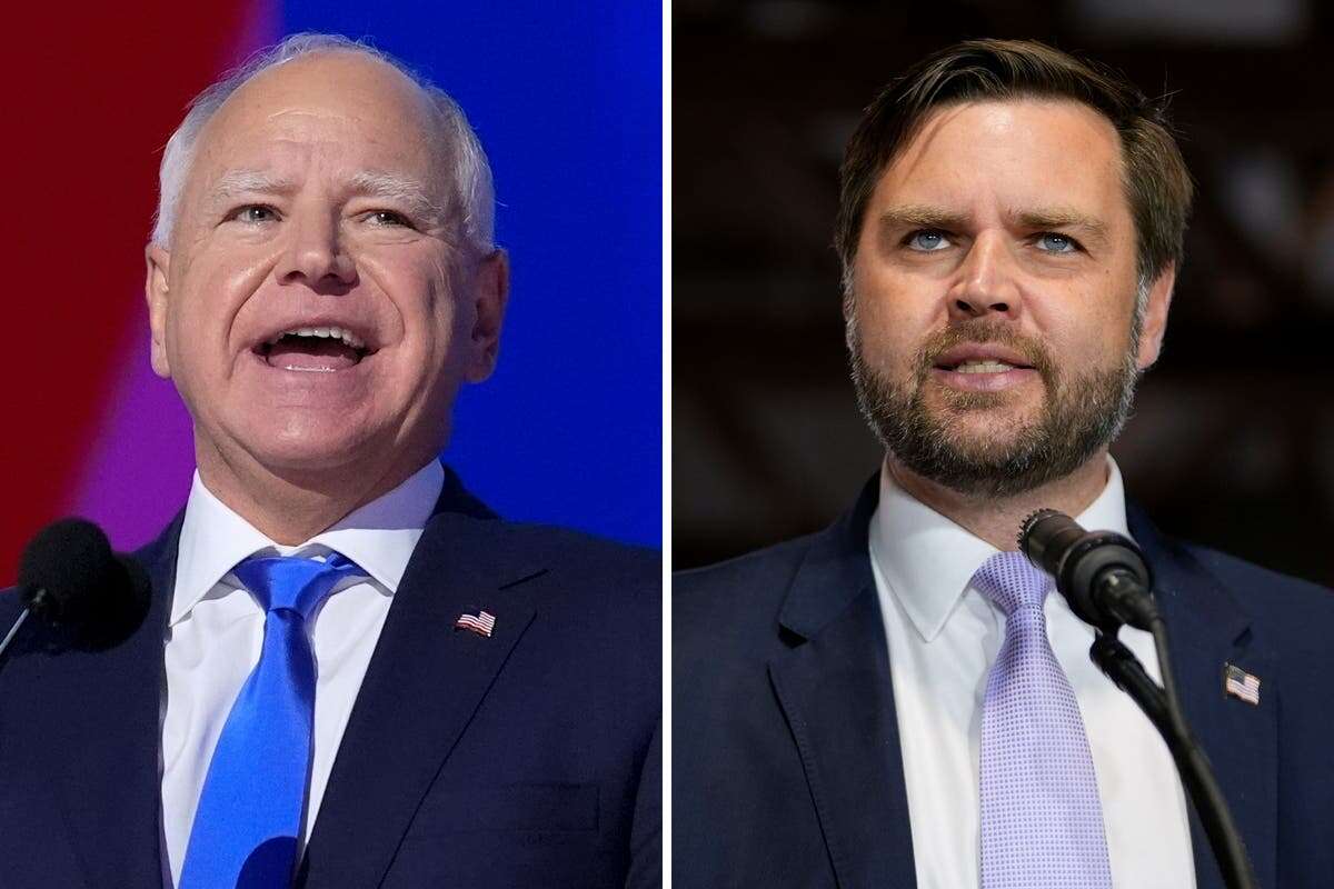 What are the rules for the VP debate between JD Vance and Tim Walz