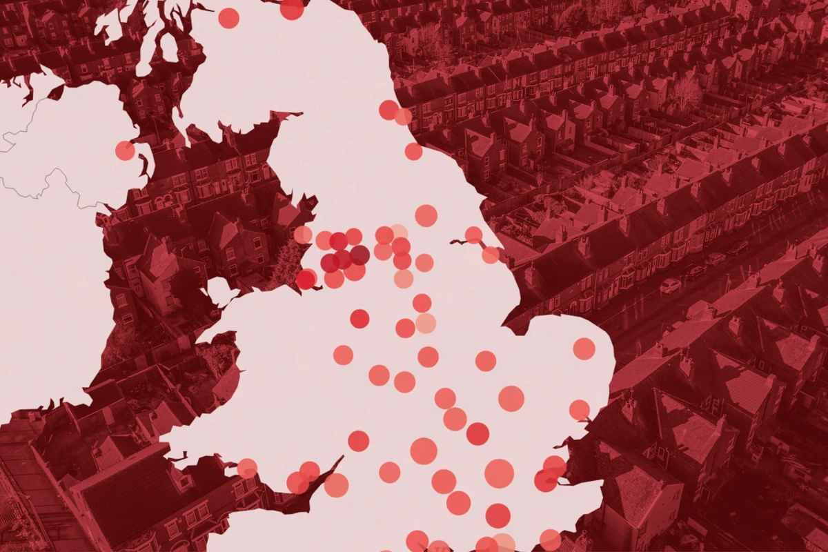 Monthly rents rise £221 over three years – map
