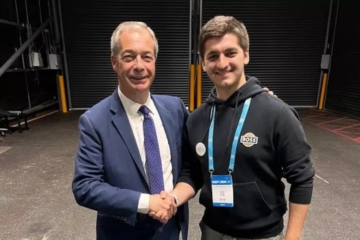 Ex-Premier League star’s son unveiled as candidate for Farage’s Reform