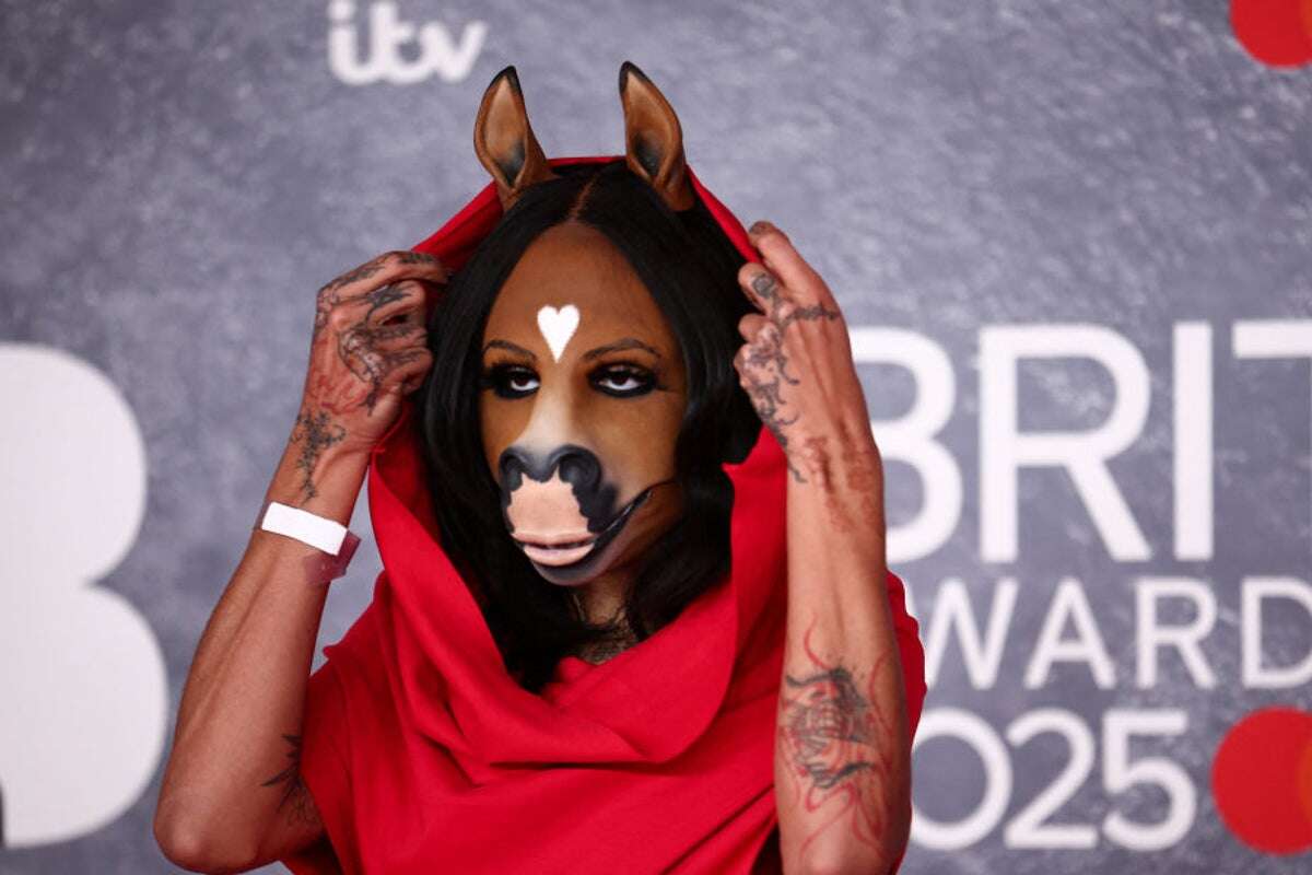 Brit Awards viewers baffled by mystery horse woman spotted at show