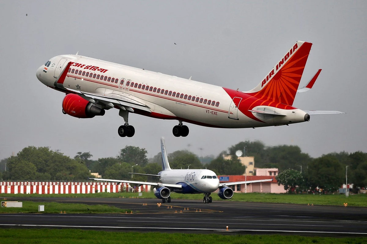 Air India plane skids and damages runway after reports of burst tyres