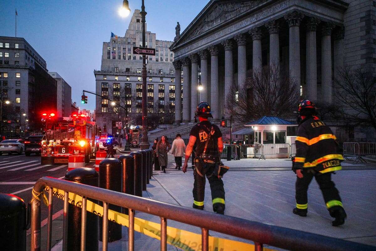 New York courthouse hosting Trump civil trial is briefly evacuated hours after testimony wraps