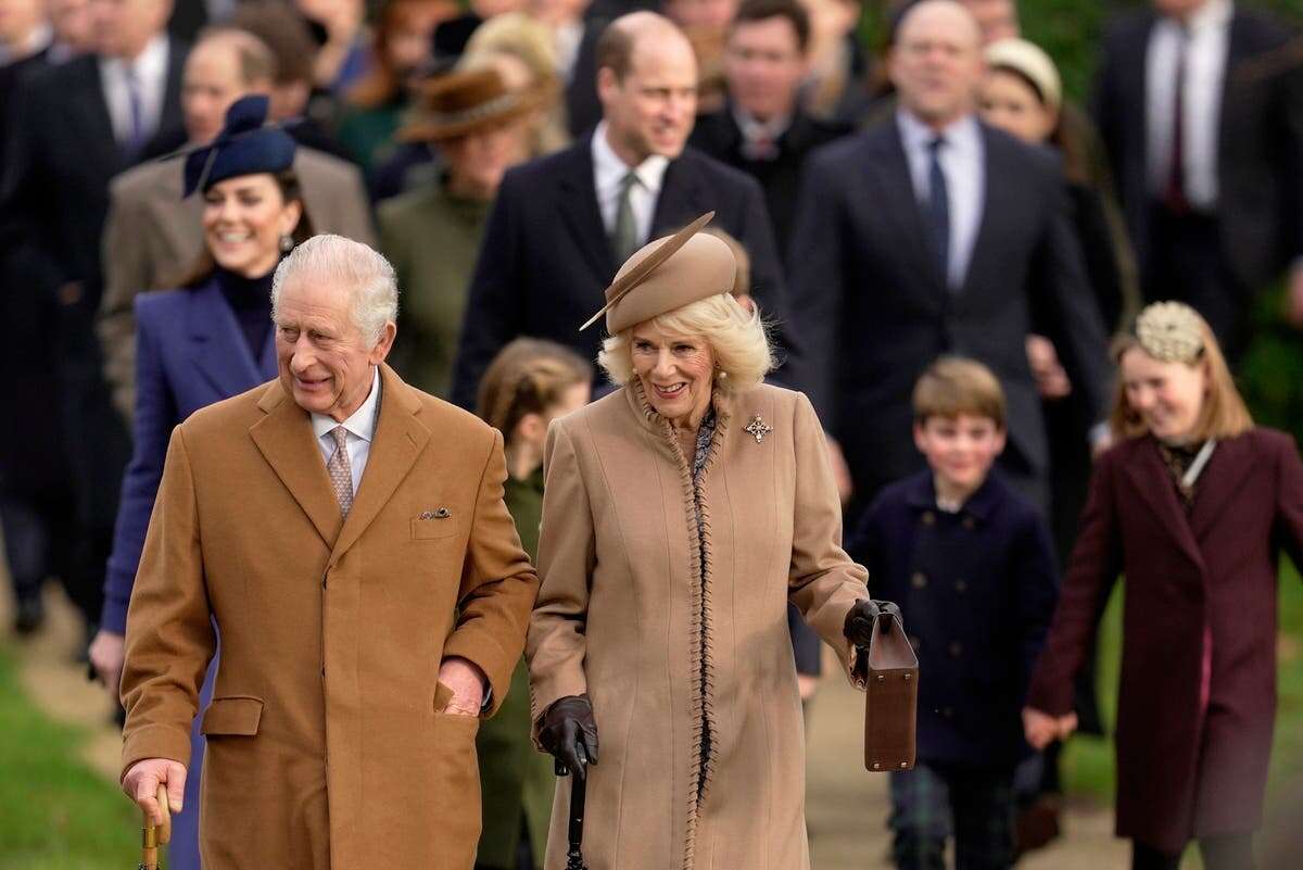 Fans queue overnight at Sandringham to catch glimpse of King and Queen