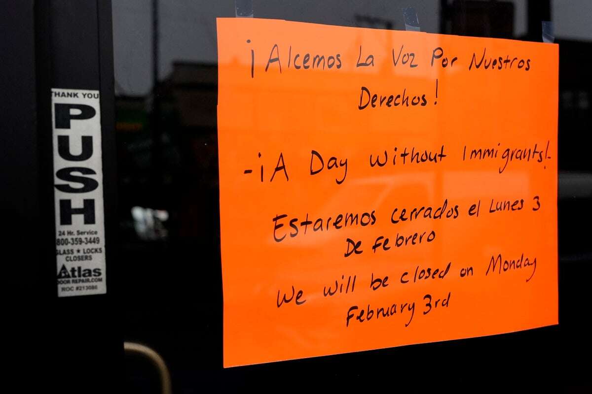 Some US businesses close in a 'day without immigrants.' But many say they can't lose income