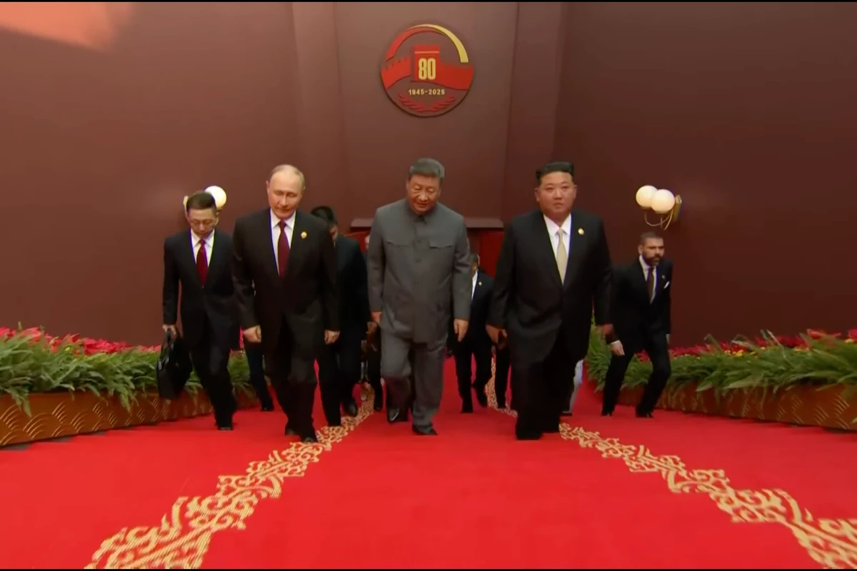 China parade live: Xi says world must choose ‘peace or war’