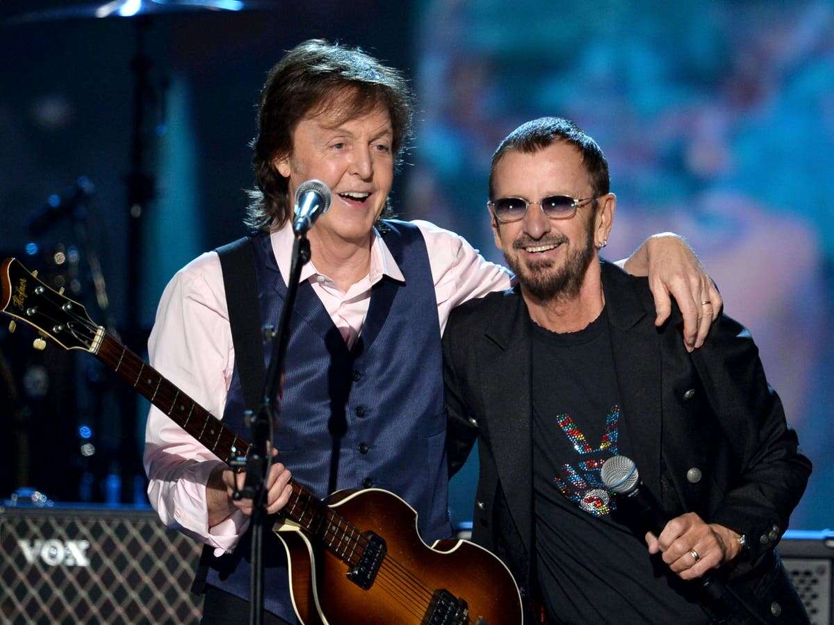 Paul McCartney and Ringo Starr get back together at star-studded show