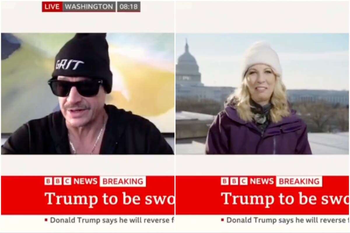 Kid Rock derails inauguration day interview by hitting on BBC host