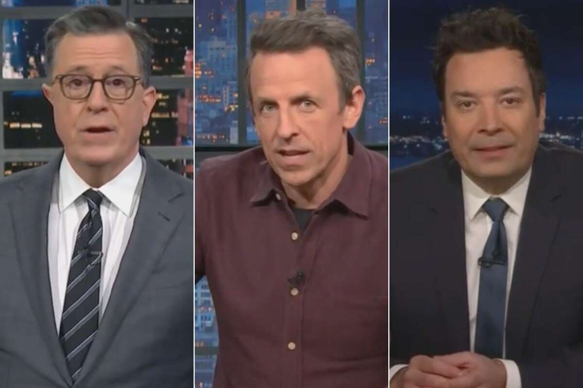 Late night show hosts pay tribute to LA amid fire crisis