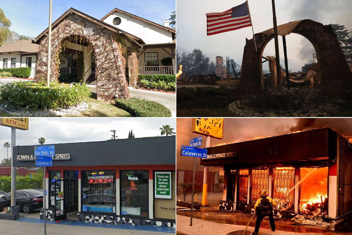 Haunting before-and-after images show extent of LA wildfires