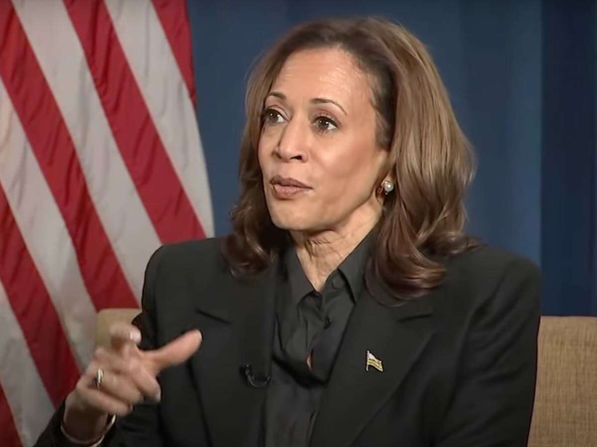 Kamala Harris just gave her first solo interview as the nominee