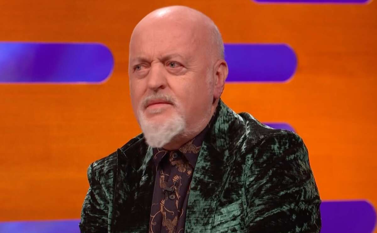 Bill Bailey shaved his haircut off after it nearly caught fire