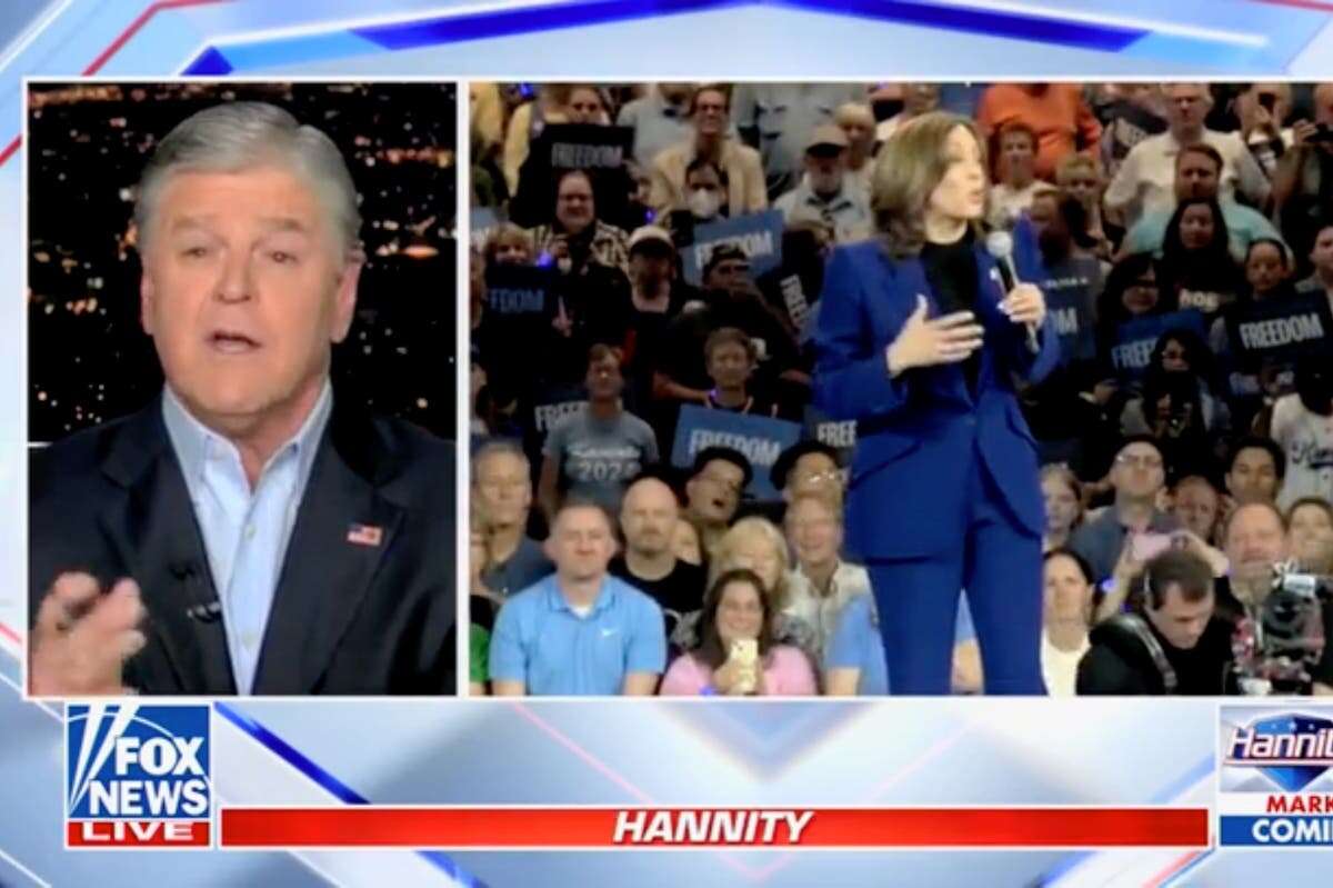 Fox News goes dark in middle of Sean Hannity’s anti-immigrant rant