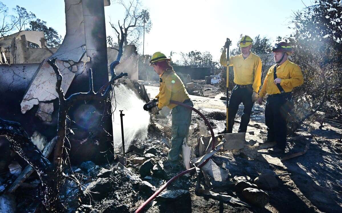 LA fires live updates: Wind speeds decline but fire danger remains