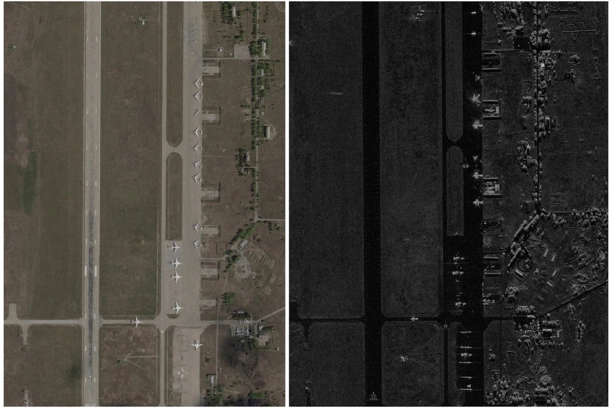 Satellite images show Russian bombers destroyed in Operation Spiderweb