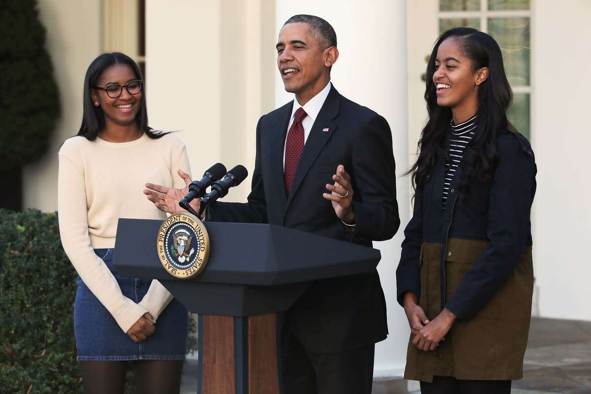 Obama says Michelle warned their daughters not to go into politics