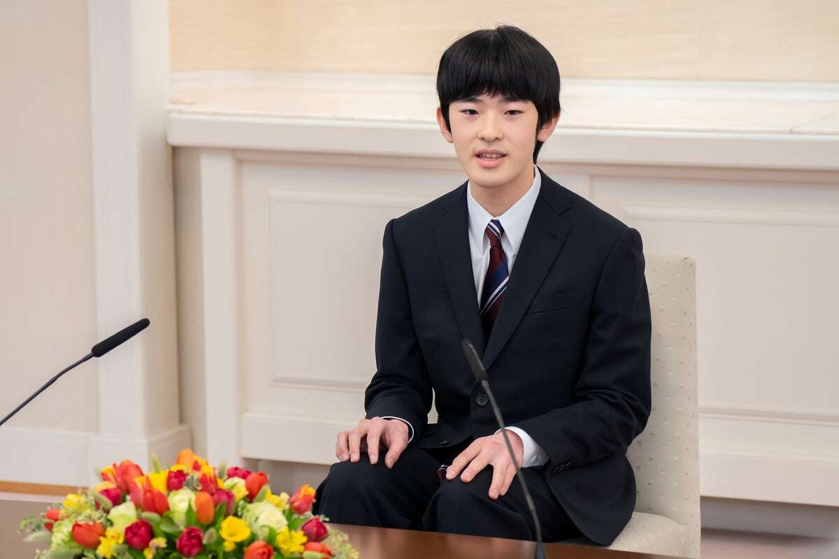 Japan’s 18-year-old prince Hisahito pledges to fulfil royal duties