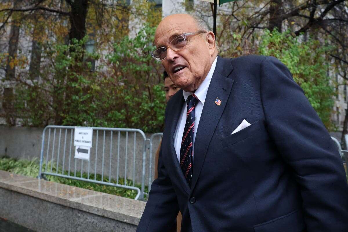 Giuliani tells judge ‘I gave everything I have’ as he faces contempt