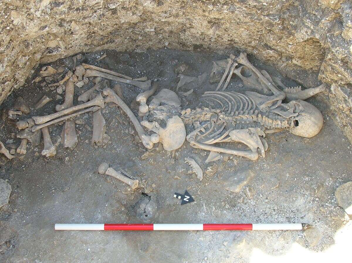 Archaeologists say woman found stabbed to death was human sacrifice