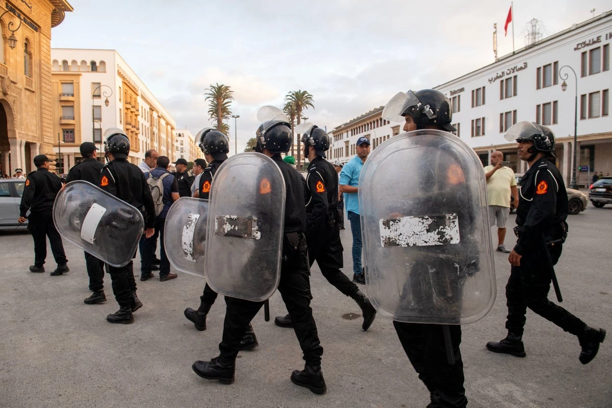 Moroccans clash with police during protests against World Cup spending