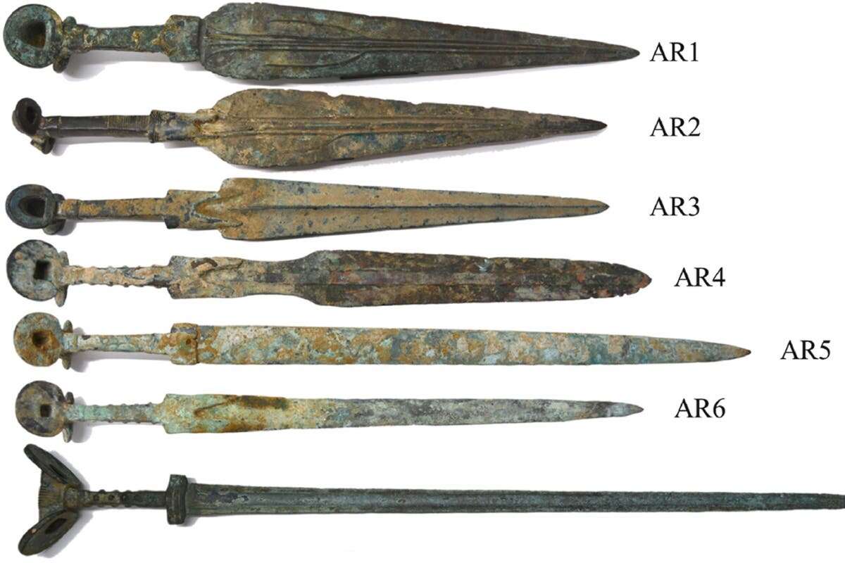 Iron Age swords seized at Heathrow revealed to be glued fakes