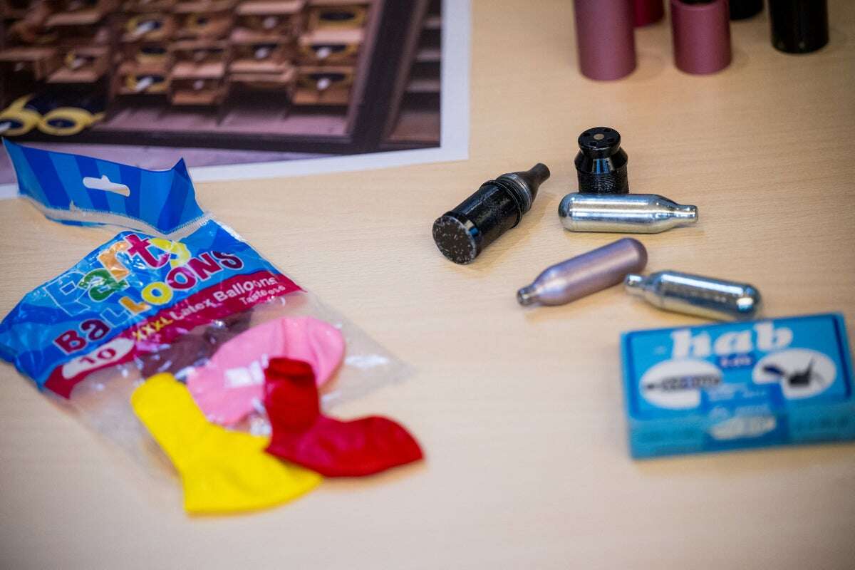 Dentist arrested with more than 100 cans of laughing gas, cops say