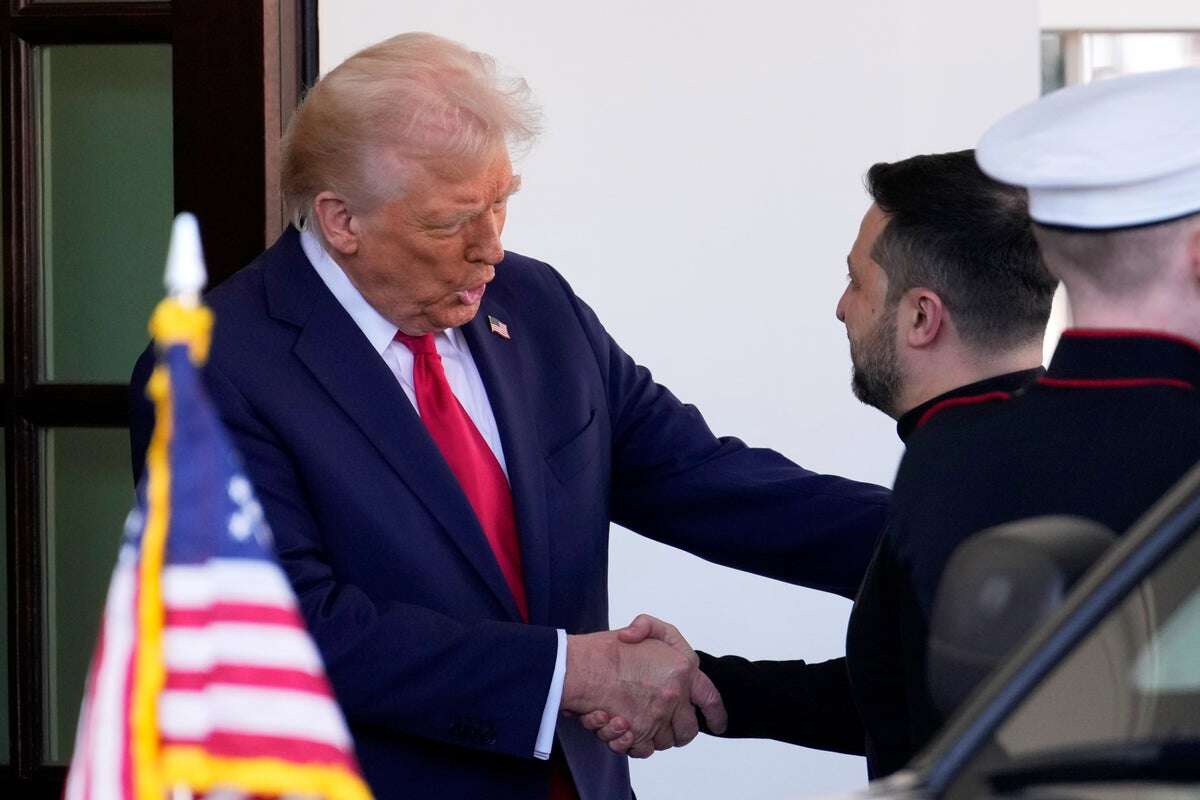 Musk taunts Zelensky as he arrives for Trump talks to end Ukraine war