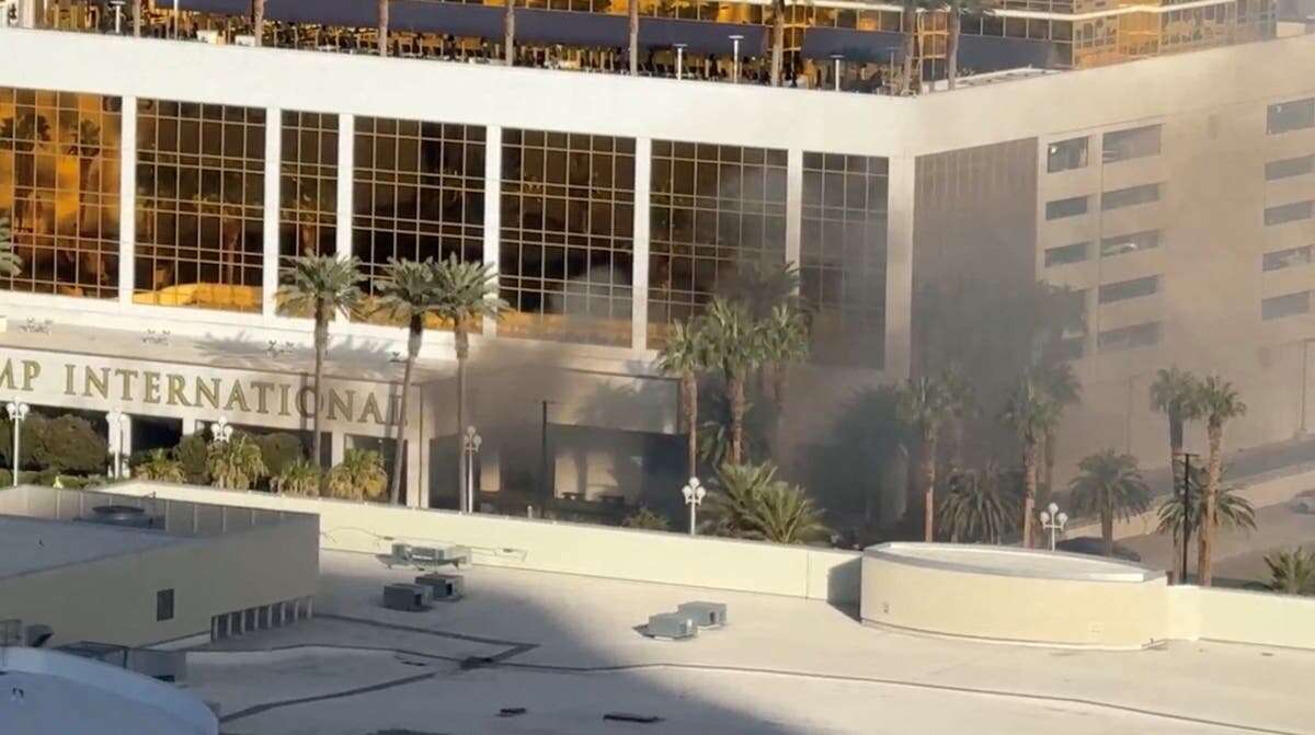 Cybertruck explosion outside Vegas Trump hotel leaves one dead