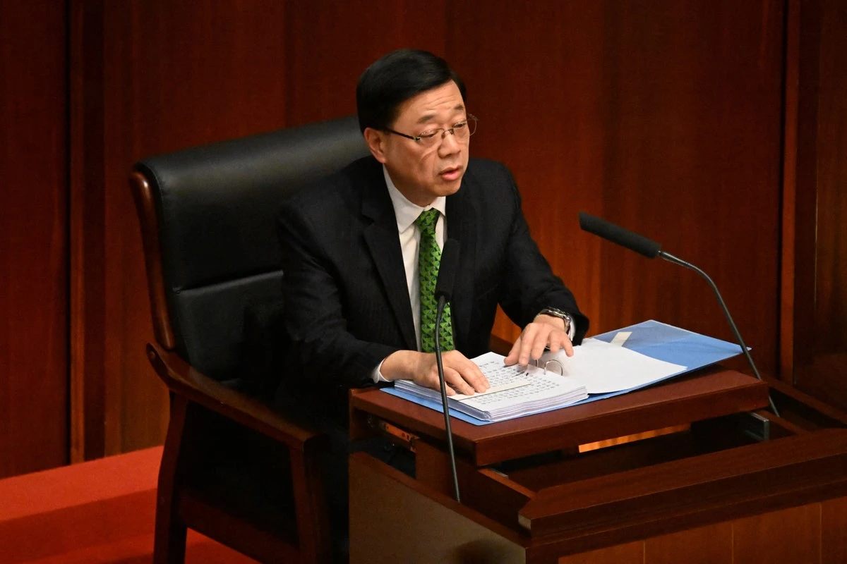 Hong Kong chief pledges to continue national security crackdown